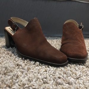 Vintage Brown Mules